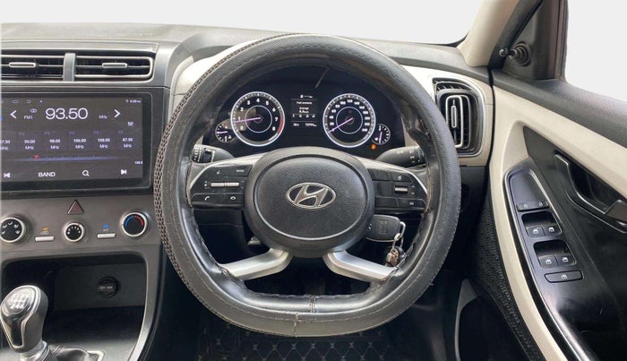 2021 Hyundai Creta E 1.5 PETROL, CNG, Manual, 73,779 km, Steering Wheel Close Up