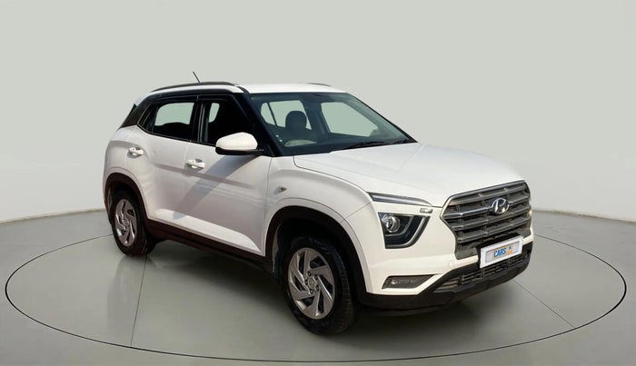 2021 Hyundai Creta E 1.5 PETROL, CNG, Manual, 73,779 km, Right Front Diagonal