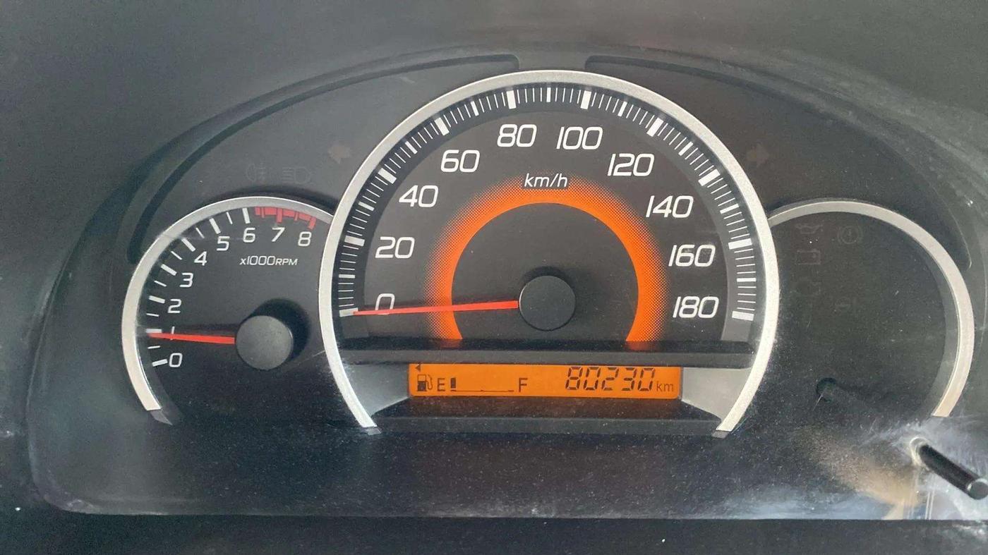 2016 Maruti Wagon R 1.0 VXI, Petrol, Manual, 80,235 km, Odometer Image