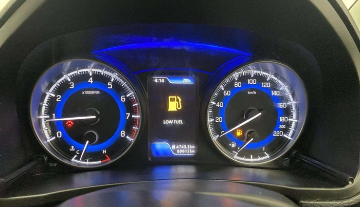 2020 Toyota Glanza G, Petrol, Manual, 69,594 km, Odometer Image