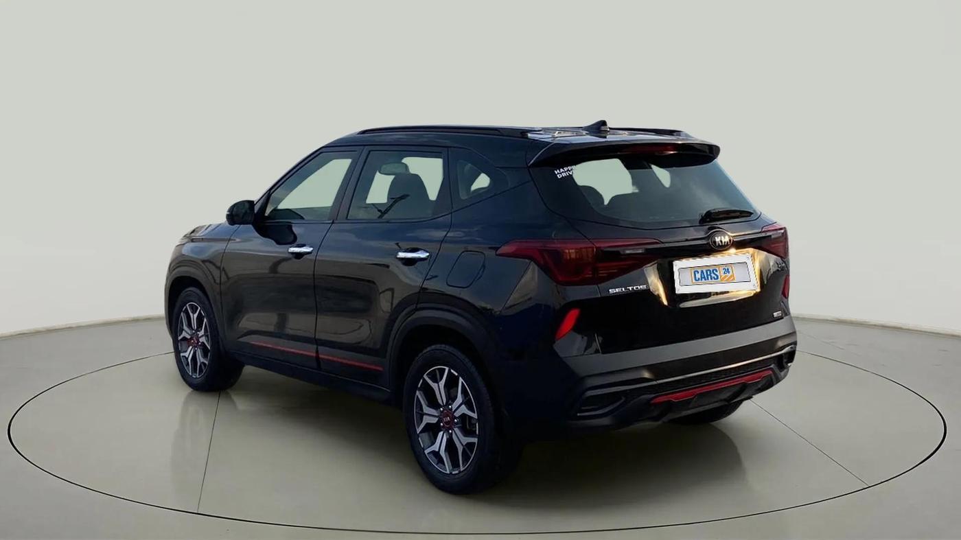 2020 KIA SELTOS GTX PLUS DCT 1.4 PETROL, Petrol, Automatic, 75,467 km, Left Back Diagonal