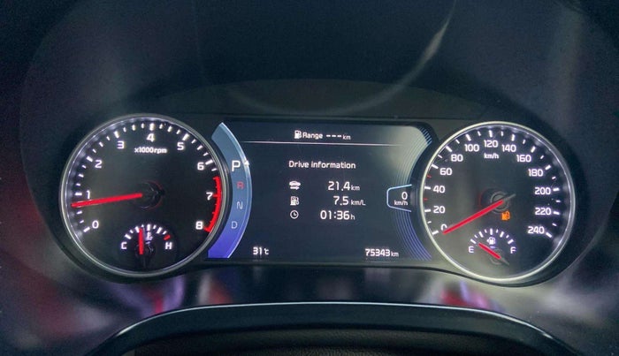 2020 KIA SELTOS GTX PLUS DCT 1.4 PETROL, Petrol, Automatic, 75,467 km, Odometer Image