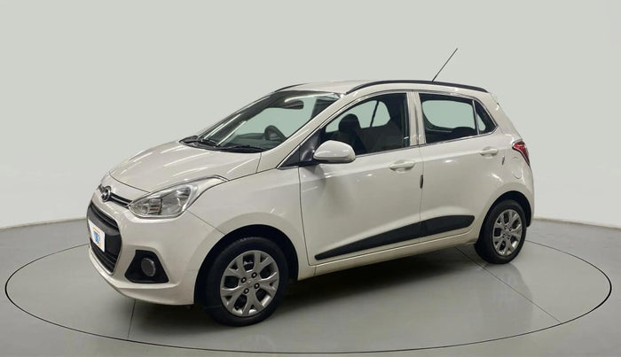 2015 Hyundai Grand i10 SPORTZ 1.2 KAPPA VTVT, Petrol, Manual, 11,185 km, Left Front Diagonal