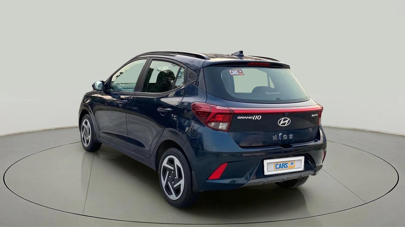 2023 Hyundai GRAND I10 NIOS SPORTZ 1.2 KAPPA VTVT, Petrol, Manual, 22,522 km, Left Back Diagonal