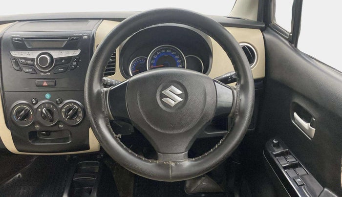 2017 Maruti Wagon R 1.0 VXI, Petrol, Manual, 56,161 km, Steering Wheel Close Up