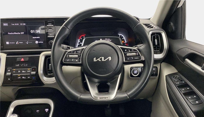 2023 KIA SONET HTX 1.5 DIESEL IMT, Diesel, Manual, 14,736 km, Steering Wheel Close Up