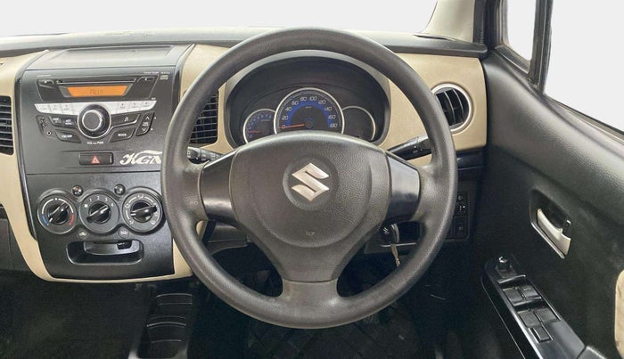 2017 Maruti Wagon R 1.0 VXI, Petrol, Manual, 76,623 km, Steering Wheel Close Up