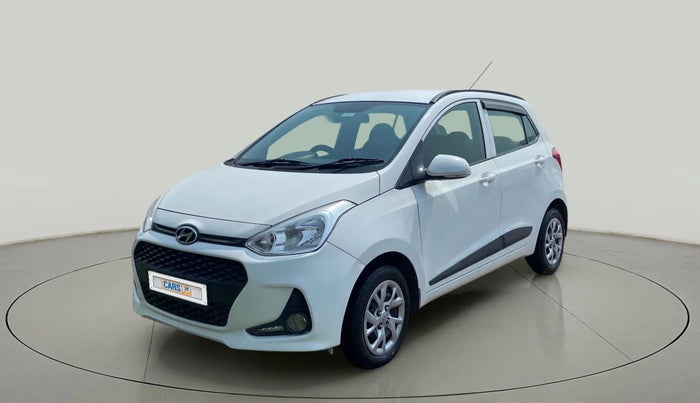 2017 Hyundai Grand i10 SPORTZ (O) 1.2 KAPPA VTVT, Petrol, Manual, 33,192 km, Left Front Diagonal