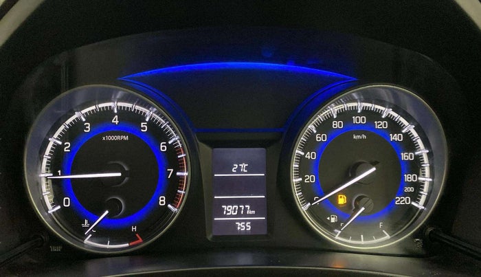 2017 Maruti Baleno DELTA PETROL 1.2, Petrol, Manual, 79,072 km, Odometer Image