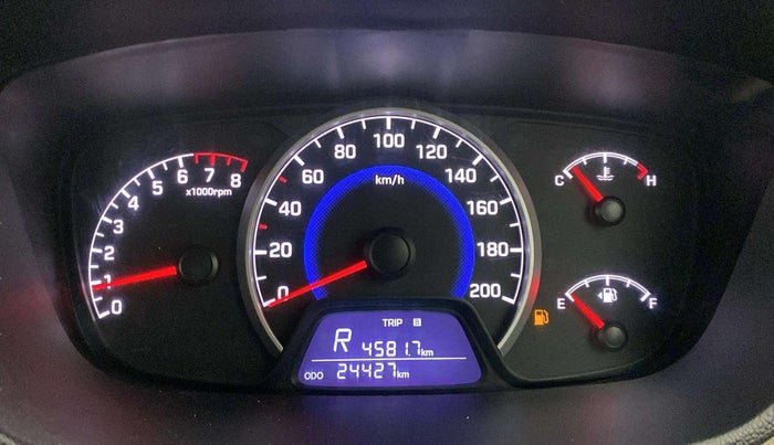 2018 Hyundai Grand i10 SPORTZ AT 1.2 KAPPA VTVT, Petrol, Automatic, 24,412 km, Odometer Image