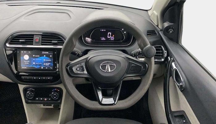 2022 Tata TIGOR XZ PLUS CNG, CNG, Manual, 47,535 km, Steering Wheel Close Up