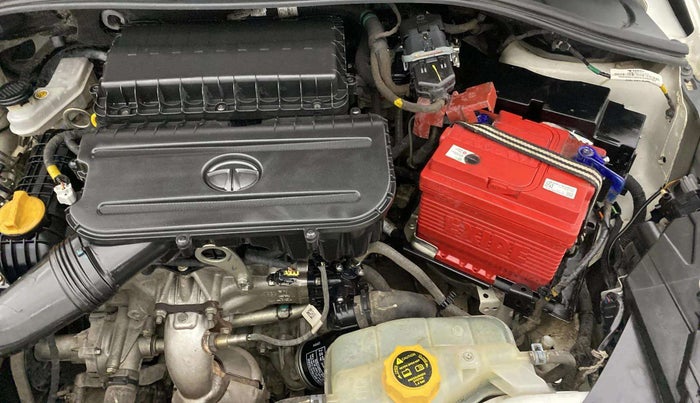 2022 Tata TIGOR XZ PLUS CNG, CNG, Manual, 47,535 km, Engine View - Left