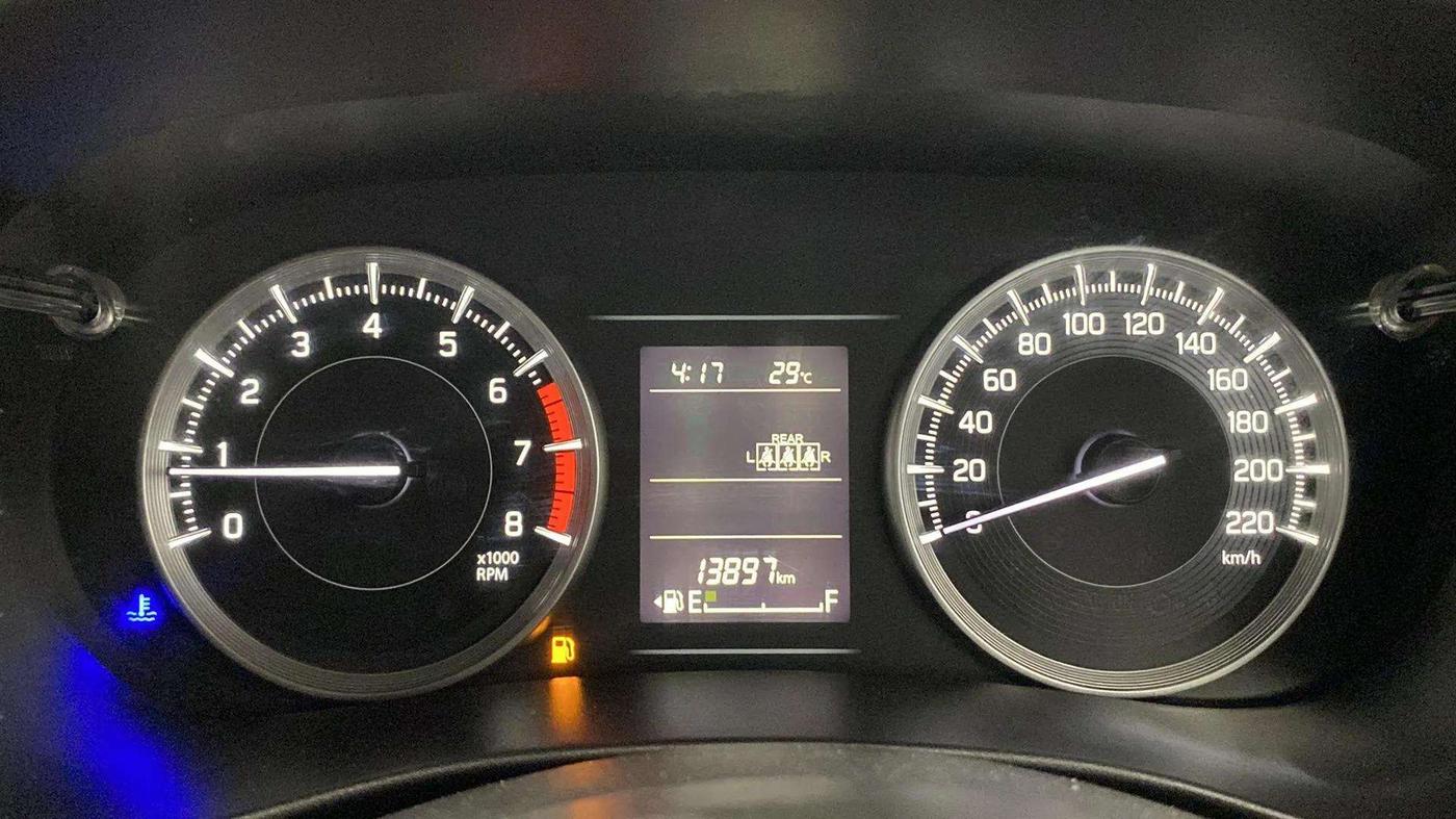 2024 Toyota Glanza E, Petrol, Manual, 13,935 km, Odometer Image