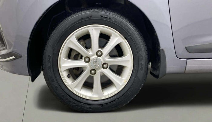 2015 Hyundai Grand i10 ASTA AT 1.2 KAPPA VTVT, Petrol, Automatic, 19,546 km, Left Front Wheel