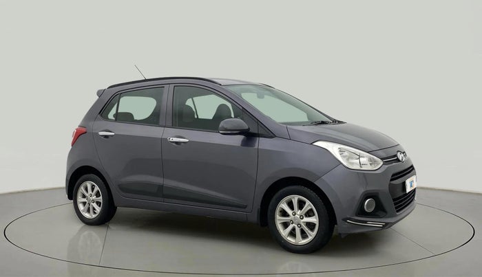2015 Hyundai Grand i10 ASTA AT 1.2 KAPPA VTVT, Petrol, Automatic, 19,546 km, Right Front Diagonal