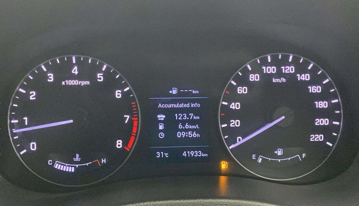 2019 Hyundai Creta SX (O) 1.6 PETROL, Petrol, Manual, 41,885 km, Odometer Image