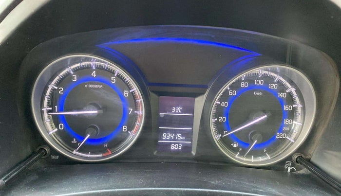 2017 Maruti Baleno DELTA PETROL 1.2, Petrol, Manual, 93,404 km, Odometer Image