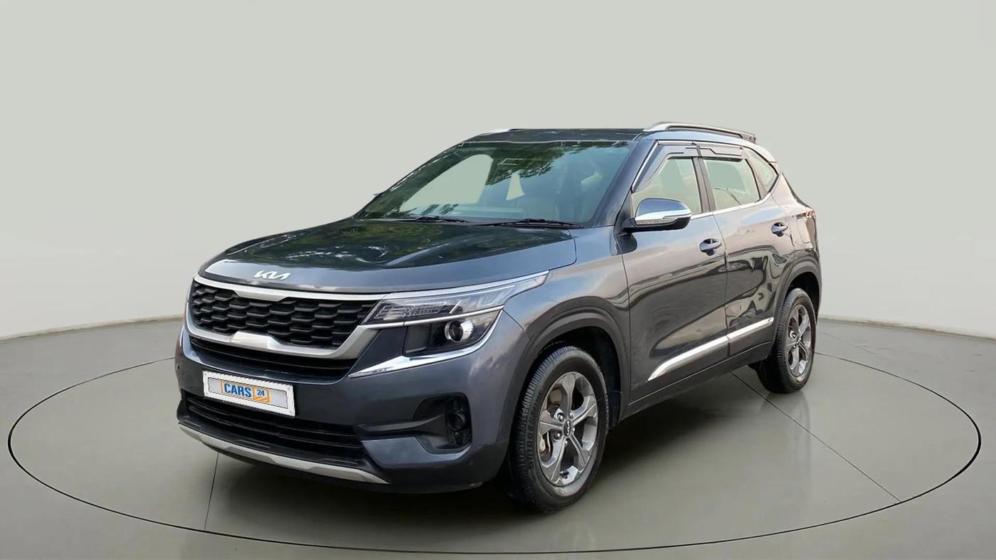 2022 KIA SELTOS HTK PLUS 1.5 IMT, Petrol, Manual, 57,124 km, Left Front Diagonal