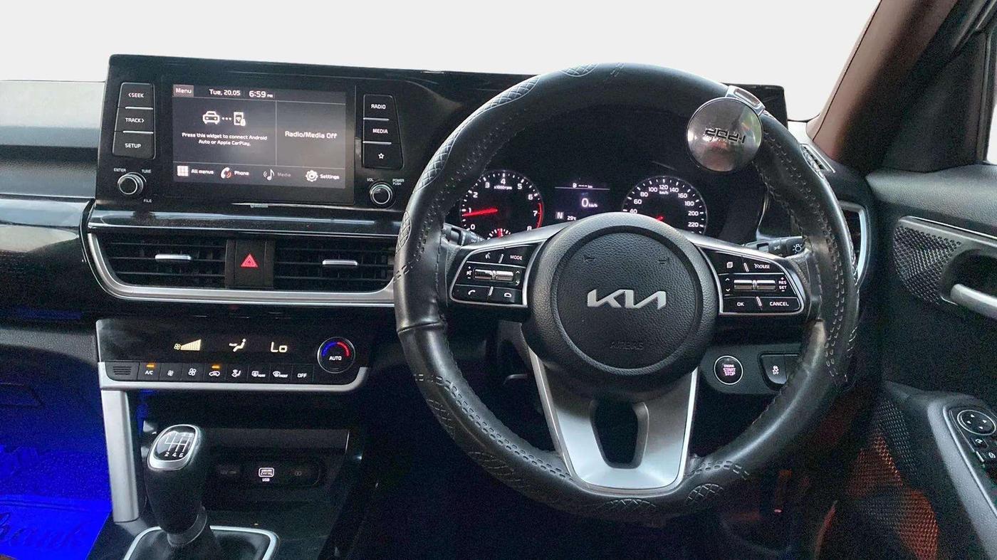 2022 KIA SELTOS HTK PLUS 1.5 IMT, Petrol, Manual, 57,124 km, Steering Wheel Close Up