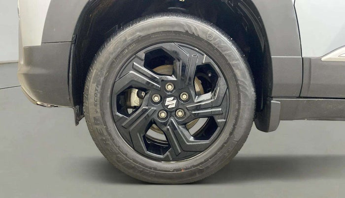 2022 Maruti BREZZA ZXI + AT SMART HYBRID, Petrol, Automatic, 26,064 km, Left Front Wheel