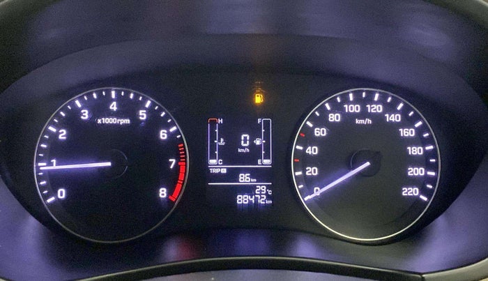 2017 Hyundai Elite i20 SPORTZ 1.2, Petrol, Manual, 88,463 km, Odometer Image