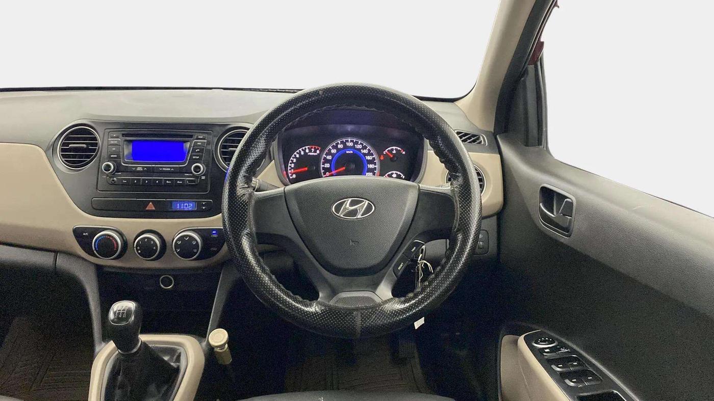2015 Hyundai Grand i10 MAGNA 1.2 KAPPA VTVT, Petrol, Manual, 38,894 km, Steering Wheel Close Up