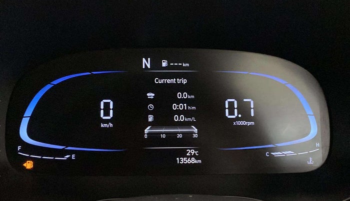 2023 Hyundai EXTER SX(O) CONNECT 1.2 AMT, Petrol, Automatic, 13,518 km, Odometer Image