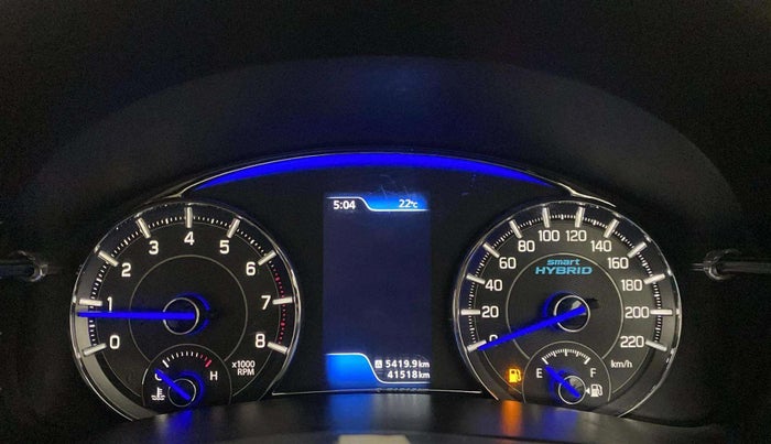 2018 Maruti Ciaz ZETA 1.5 SHVS MT PETROL, Petrol, Manual, 41,478 km, Odometer Image