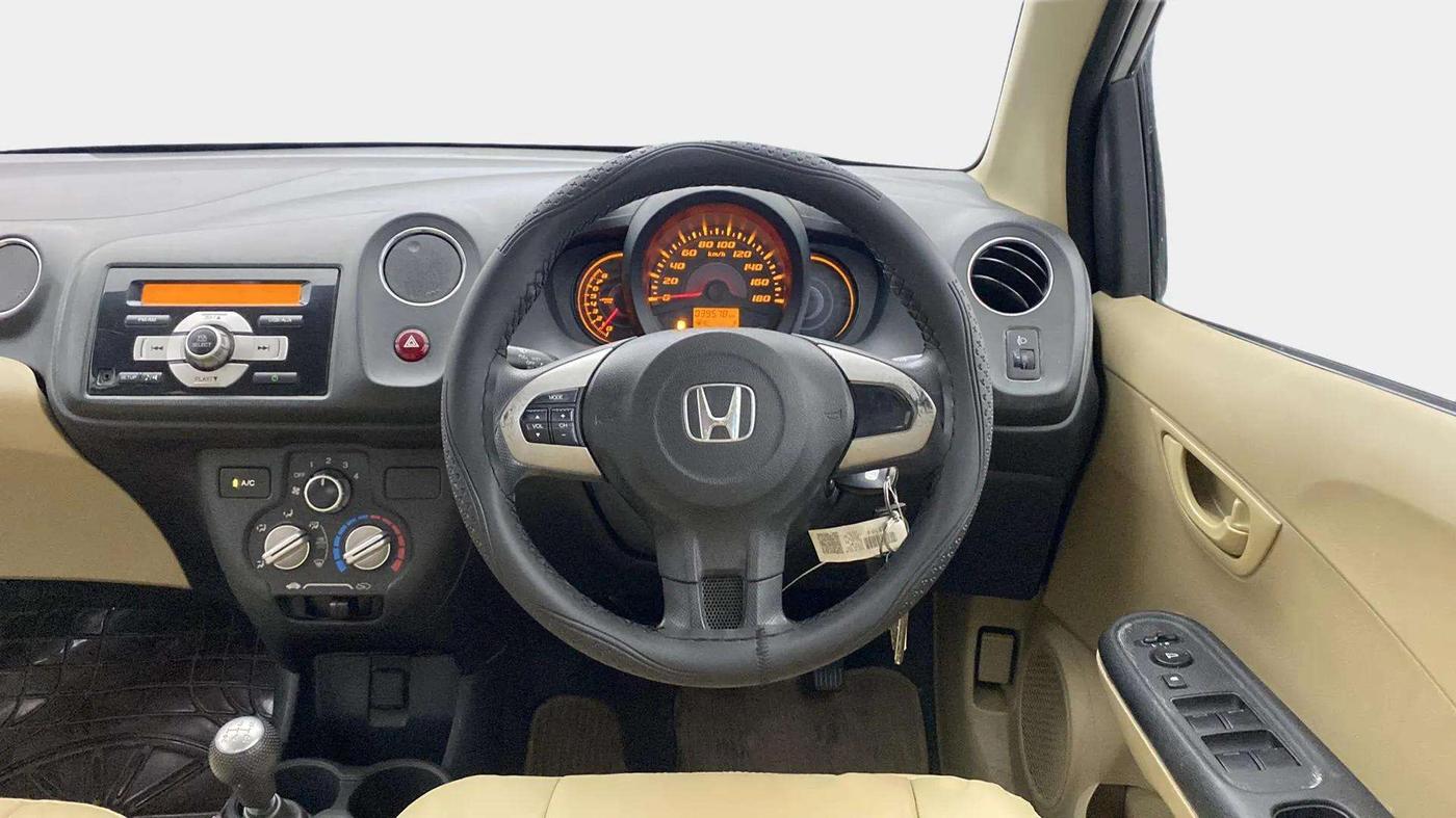 2014 Honda Amaze 1.2L I-VTEC S, Petrol, Manual, 39,660 km, Steering Wheel Close Up