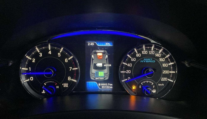2020 Maruti Ciaz ALPHA 1.5 SHVS PETROL, Petrol, Manual, 55,166 km, Odometer Image