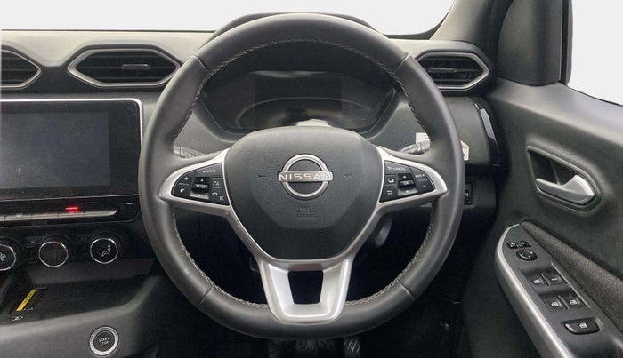 2023 Nissan MAGNITE XV PREMIUM TURBO (O) CVT, Petrol, Automatic, 25,109 km, Steering Wheel Close Up