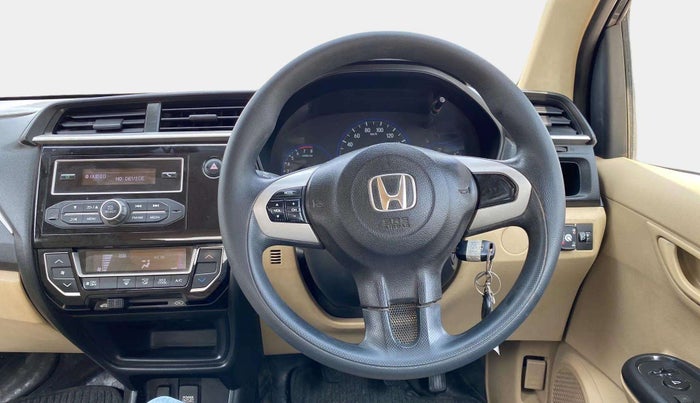 2017 Honda Amaze 1.2L I-VTEC S OPT, CNG, Manual, 92,372 km, Steering Wheel Close Up