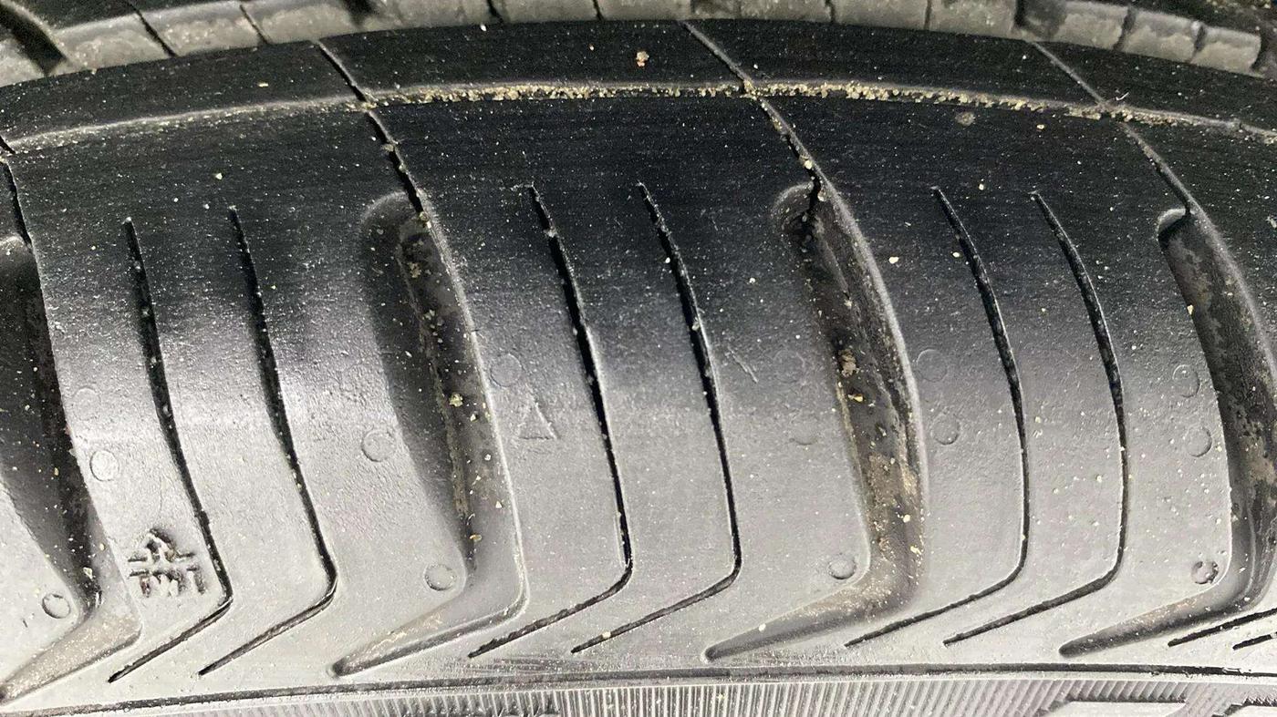 2020 Hyundai Verna S PLUS 1.5 CRDI, Diesel, Manual, 78,688 km, Left Rear Tyre Tread