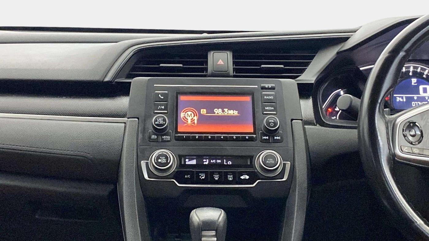 2019 Honda Civic 1.8L I-VTEC V CVT, Petrol, Automatic, 77,466 km, Air Conditioner