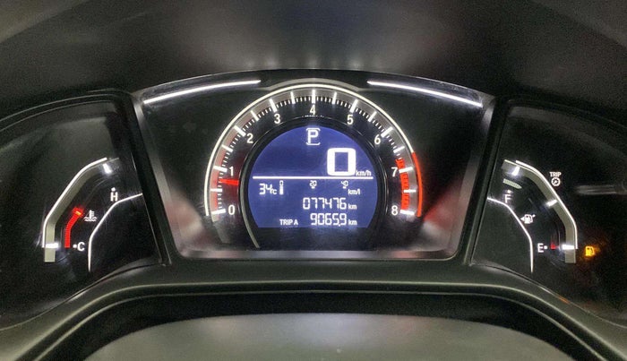 2019 Honda Civic 1.8L I-VTEC V CVT, Petrol, Automatic, 77,466 km, Odometer Image