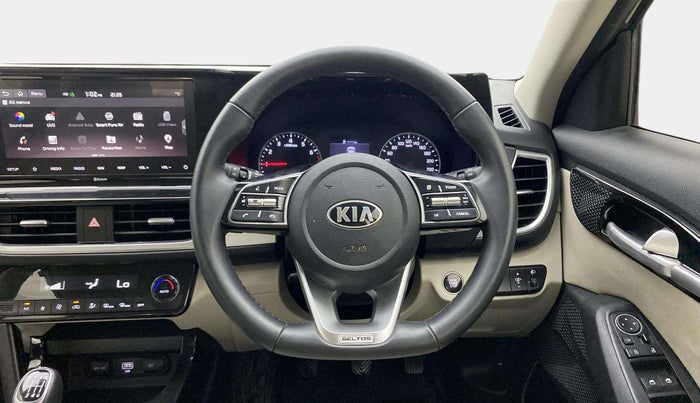 2020 KIA SELTOS HTX 1.5 PETROL, Petrol, Manual, 28,680 km, Steering Wheel Close Up