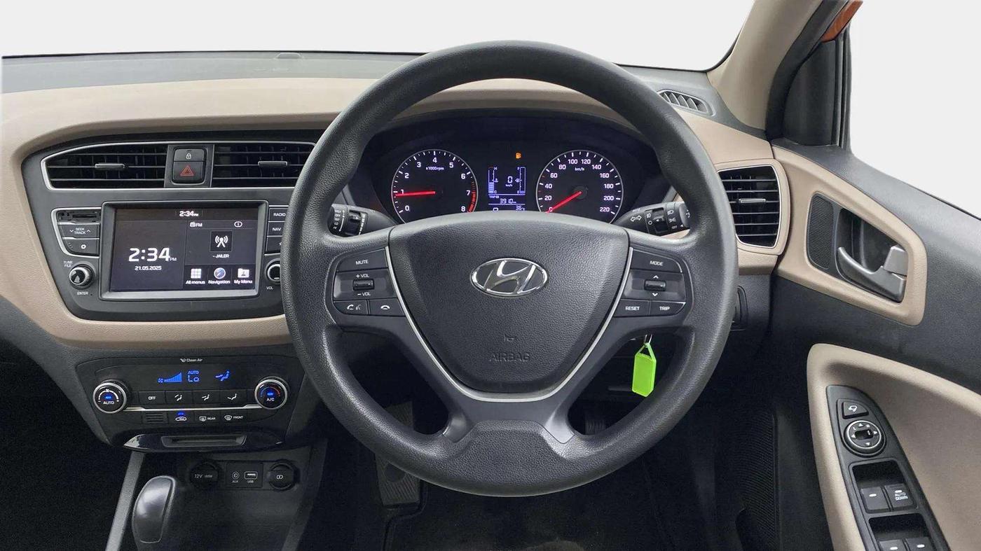 2018 Hyundai Elite i20 ASTA 1.2  CVT, Petrol, Automatic, 36,656 km, Steering Wheel Close Up