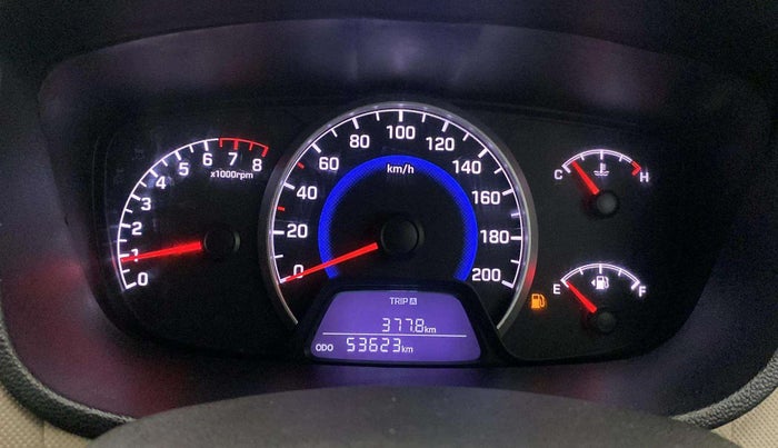 2017 Hyundai Grand i10 SPORTZ (O) 1.2 KAPPA VTVT, Petrol, Manual, 53,613 km, Odometer Image