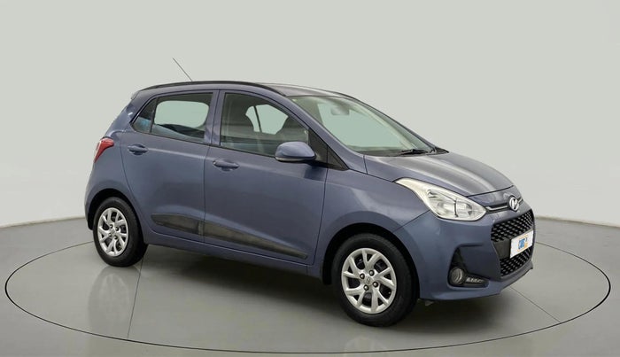 2017 Hyundai Grand i10 SPORTZ (O) 1.2 KAPPA VTVT, Petrol, Manual, 53,613 km, Right Front Diagonal