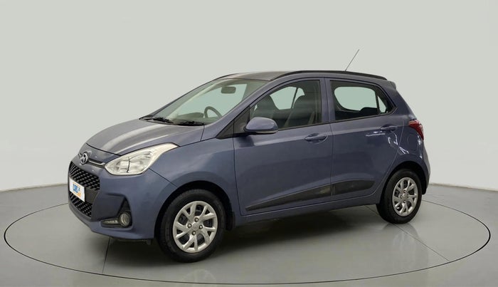 2017 Hyundai Grand i10 SPORTZ (O) 1.2 KAPPA VTVT, Petrol, Manual, 53,613 km, Left Front Diagonal