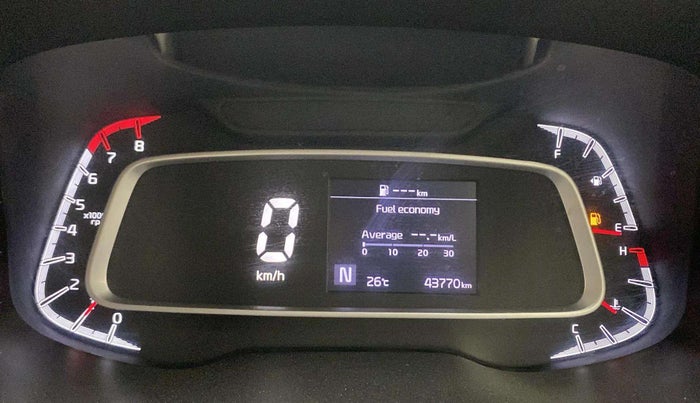 2021 KIA SONET HTX 1.0 IMT, Petrol, Manual, 43,749 km, Odometer Image