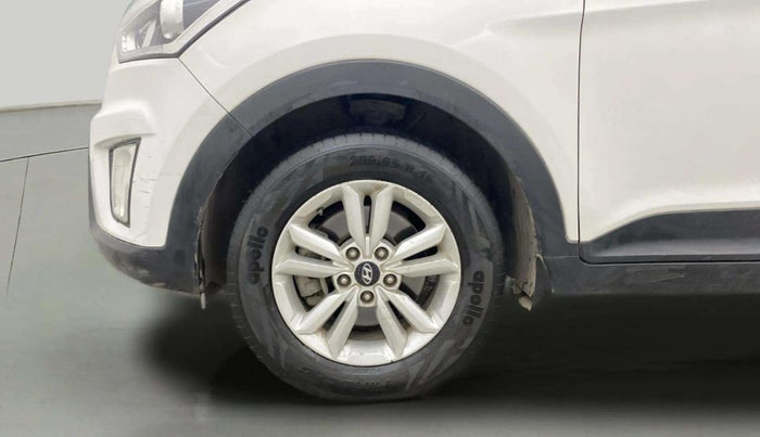 2017 Hyundai Creta SX PLUS AT 1.6 PETROL, Petrol, Automatic, 76,854 km, Left Front Wheel