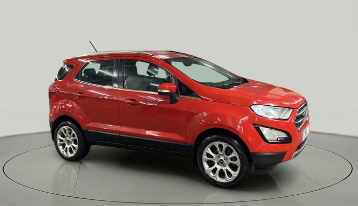 2018 Ford Ecosport TITANIUM + 1.5L PETROL AT, CNG, Automatic, 68,281 km, Right Front Diagonal