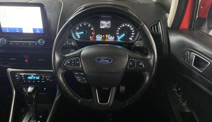 2018 Ford Ecosport TITANIUM + 1.5L PETROL AT, CNG, Automatic, 68,281 km, Steering Wheel Close Up