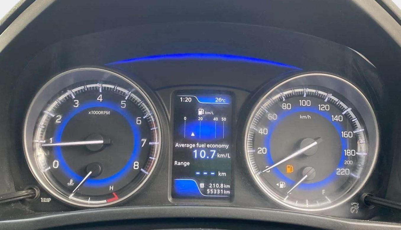 2020 Maruti Baleno ZETA PETROL 1.2, Petrol, Manual, 55,382 km, Odometer Image