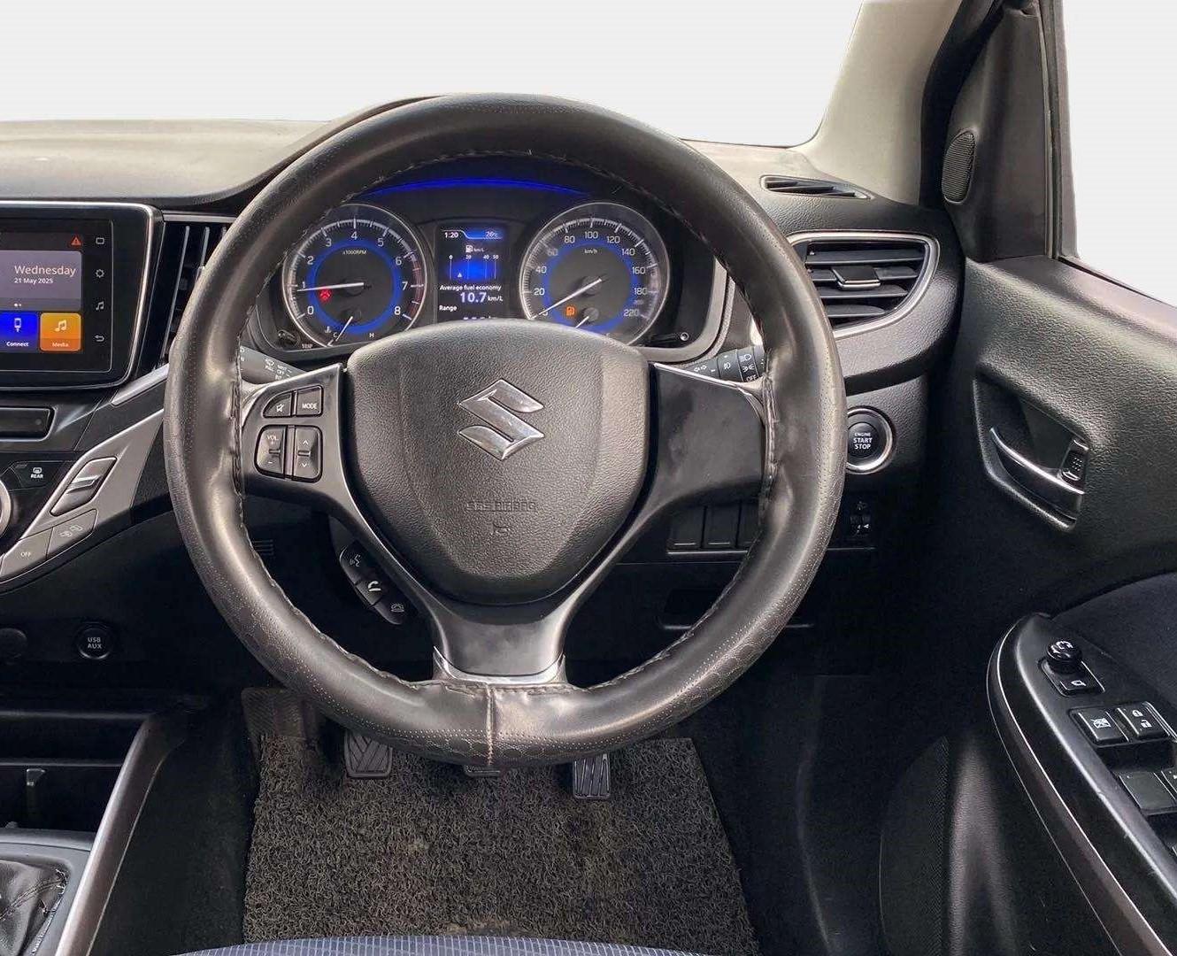 2020 Maruti Baleno ZETA PETROL 1.2, Petrol, Manual, 55,382 km, Steering Wheel Close Up