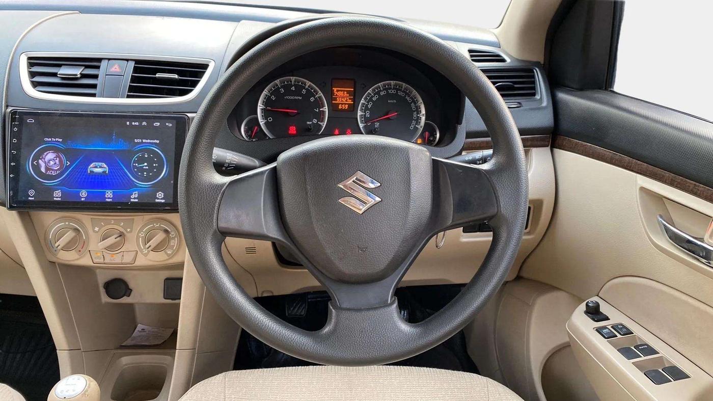 2015 Maruti Swift Dzire VXI, Petrol, Manual, 55,431 km, Steering Wheel Close Up