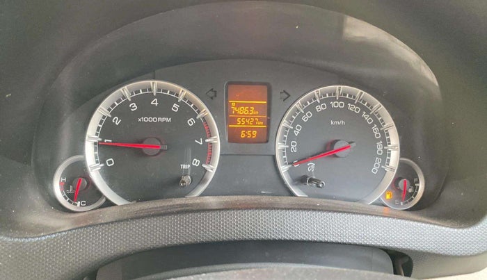 2015 Maruti Swift Dzire VXI, Petrol, Manual, 55,418 km, Odometer Image