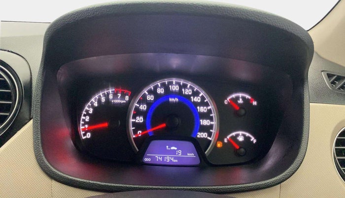 2017 Hyundai Grand i10 MAGNA 1.2 KAPPA VTVT, Petrol, Manual, 74,170 km, Odometer Image