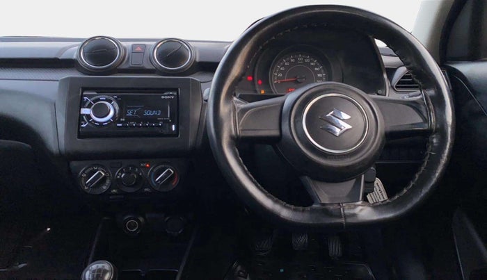 2018 Maruti Swift LXI, Petrol, Manual, 74,961 km, Steering Wheel Close Up